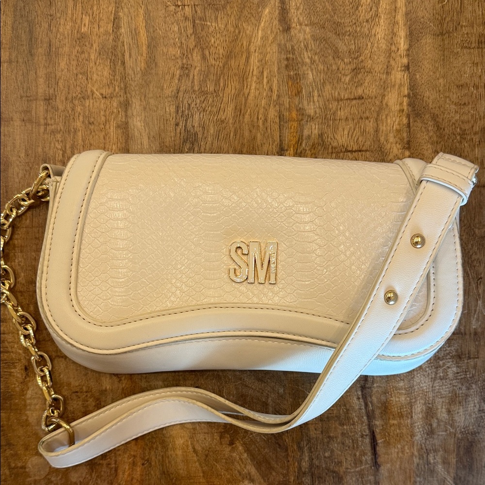 Steve Madden Cream Shoulder Bag
